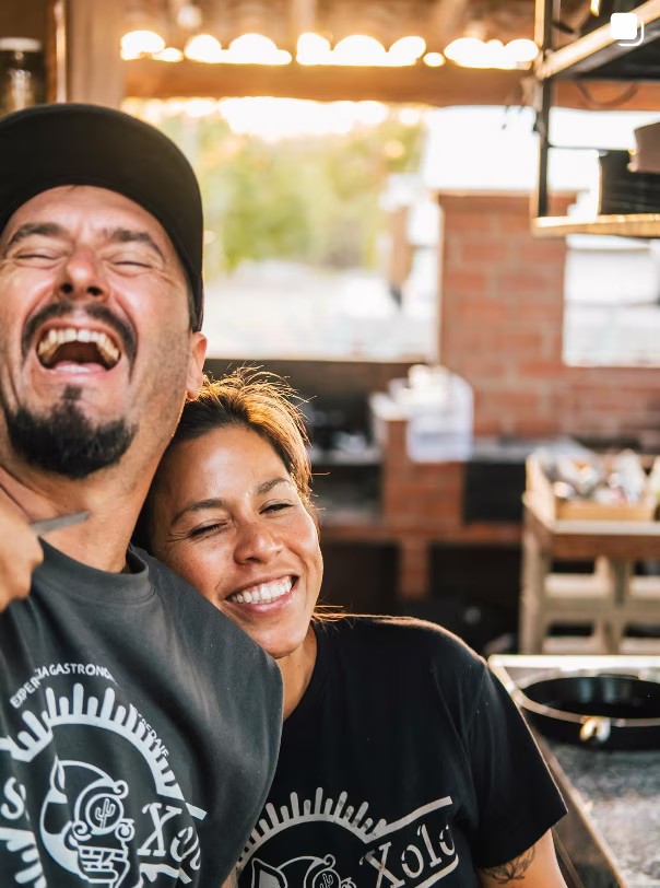 Fabiola and Steve, founders of Casa Xolo